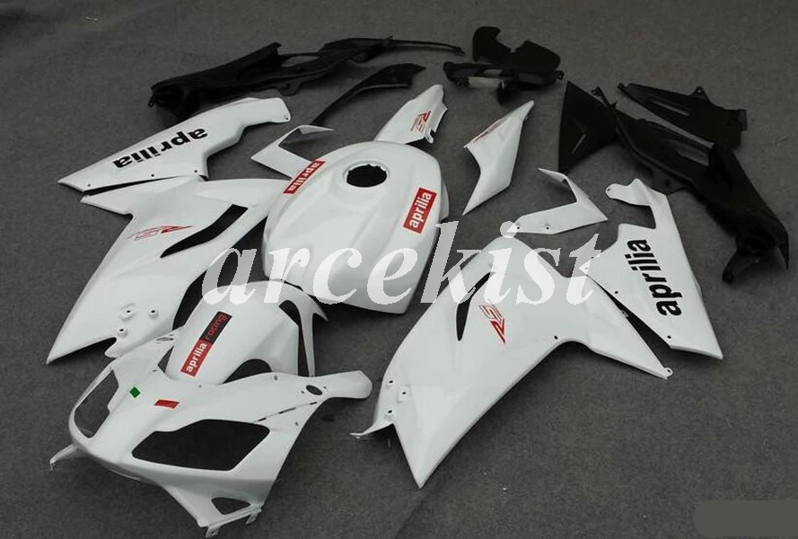 Мотоцикл литья под давлением ABS Полный обтекатели комплект подходит для Aprilia RS125 06 07 08 09 10 11 RS 125 2006-2011 тела набор Белый