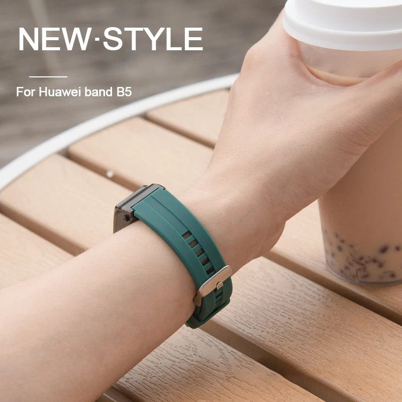 Ремешок для часов Huawei TalkBand B5 спортивный сменный силиконовый браслет смарт-часов