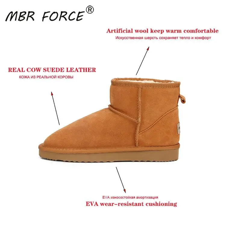 Высококачественные австралийские брендовые зимние женские ботинки MBR FORCE