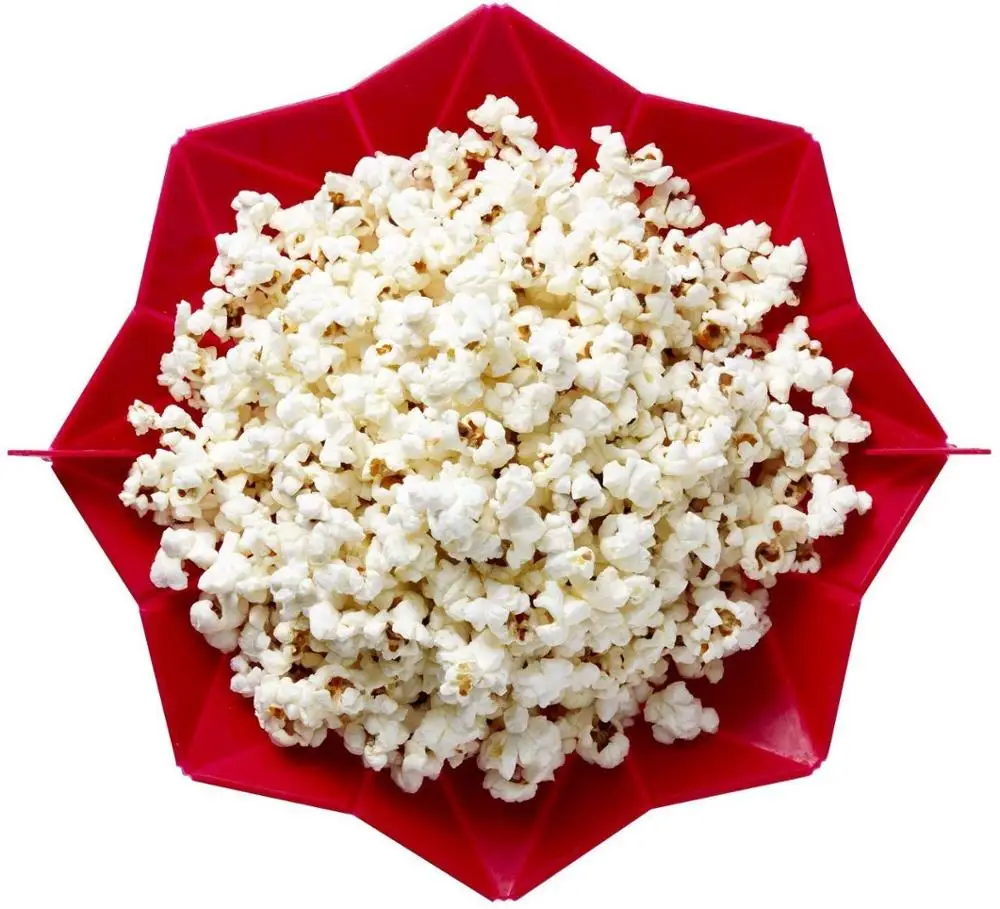 

Silicone Microwave Popcorn Silicone Bucket folding bucket Popper bowl kitchen baking tools collapsible popcorn bucket