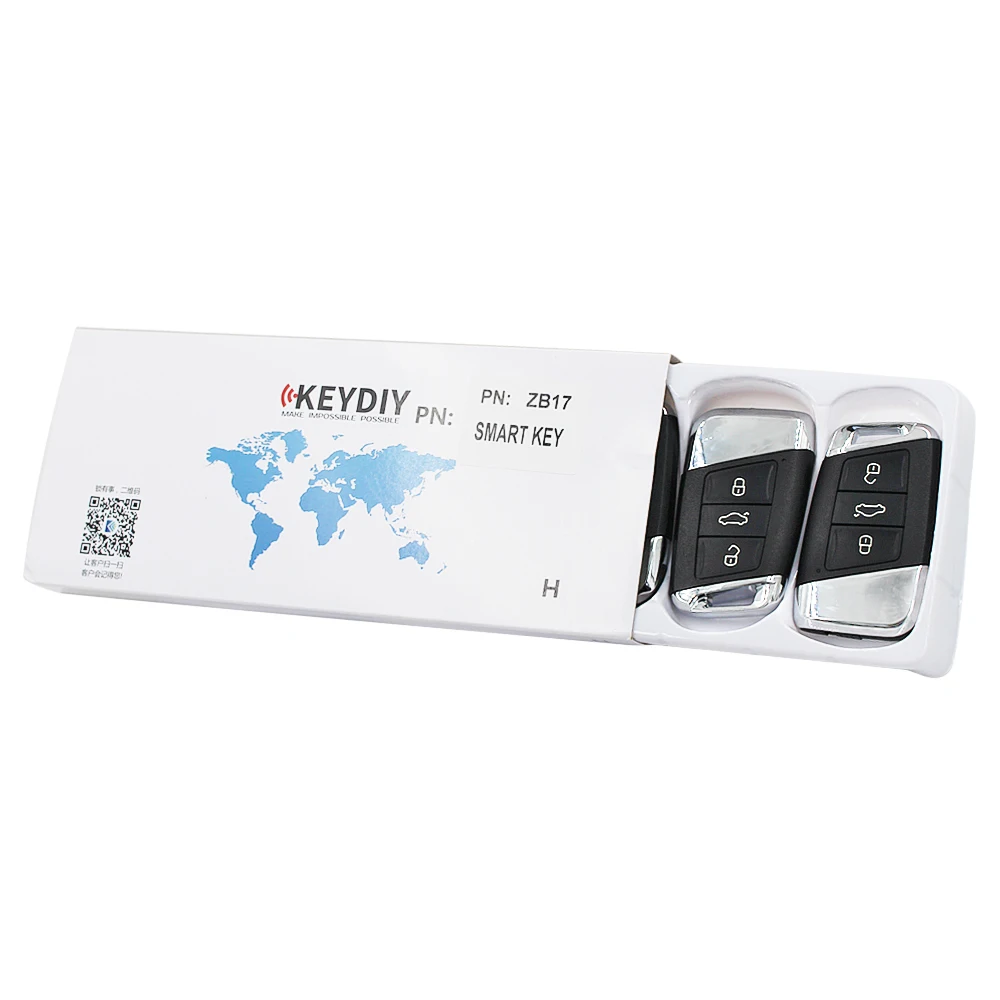 5PCS/LOT Universal ZB17 KD Smart Key Remote for KD-X2 KD Car Key Remote Replacement Fit More than 2000 Models