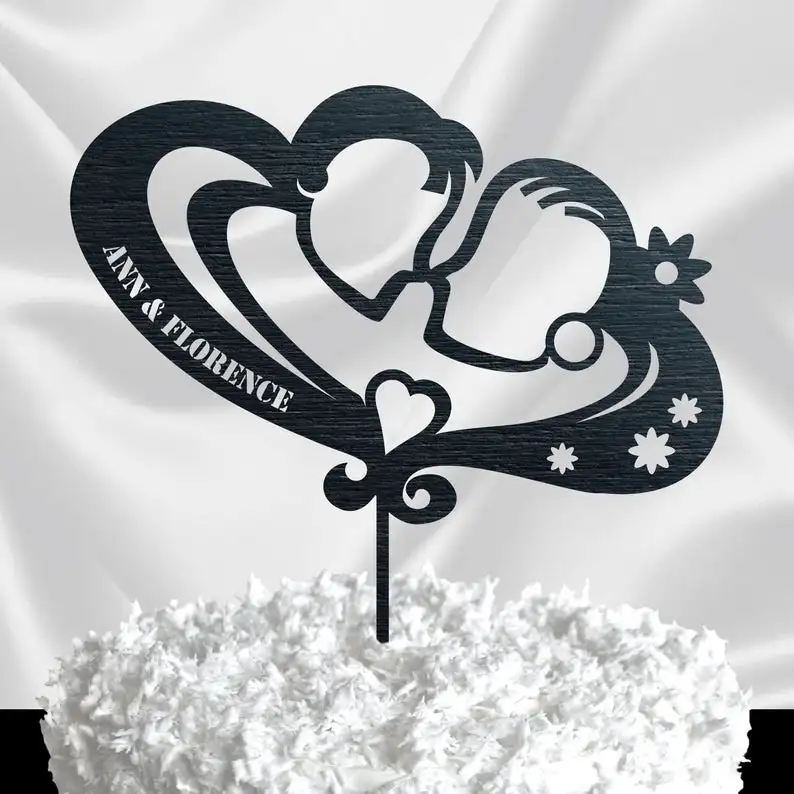 Silhouette Cake Topper-LESBIAN WEDDING Cake Topper // Custom Wedding Cake Topper Mrs And Mrs- Same Sex Wedding Cake Topper