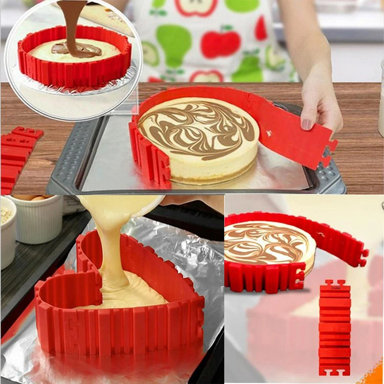 4 шт./компл. DIY волшебная силиконовая форма для выпечки комбинация мыло помадка форма для торта инструменты для украшения прямоугольной формы