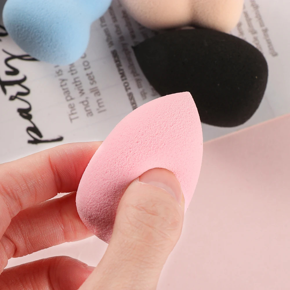 4 Piece/pack Cosmetic Foundation Puff Beauty Makeup Sponges Soft Gourd Drop Shape Powder Blush BB Cream Make Up Tool Wholesale