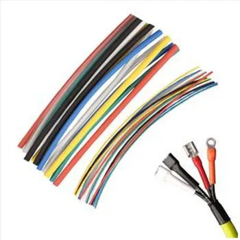 

70pcs 2:1 Heat Shrink Tubing Tube Sleeving Wrap Wire Assortment 5 Size PE Heat Black Tube Car Cable Pouch Assort