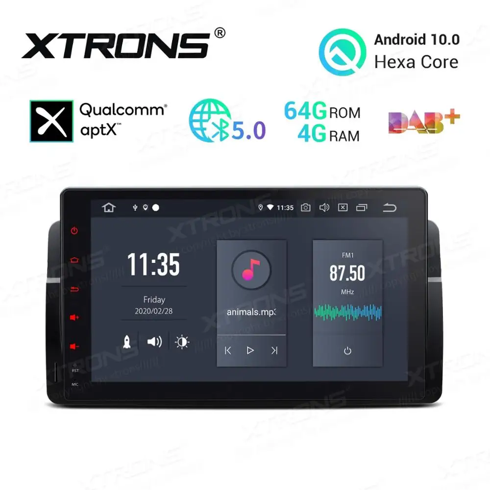 

9" Android 10.0 OS Car Multimedia GPS Radio System for Rover 75 1999-2005 with HDMI Output Function Support & 4GB RAM 64GB ROM