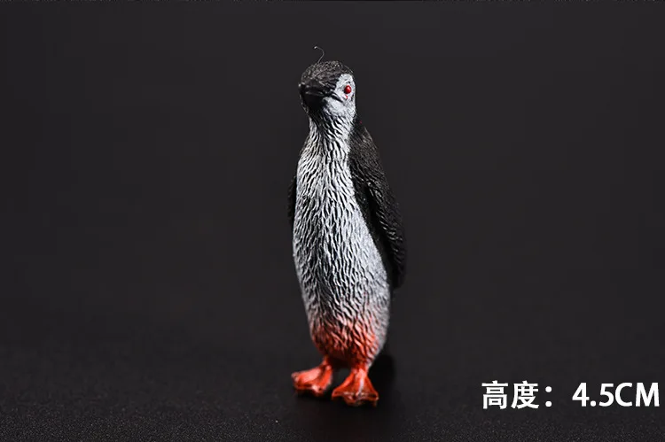 Cross Border Model Penguin Model Toy 8-Penguin Toy Decoration 2-Inch Penguin Accessories Children'S Educational Toy