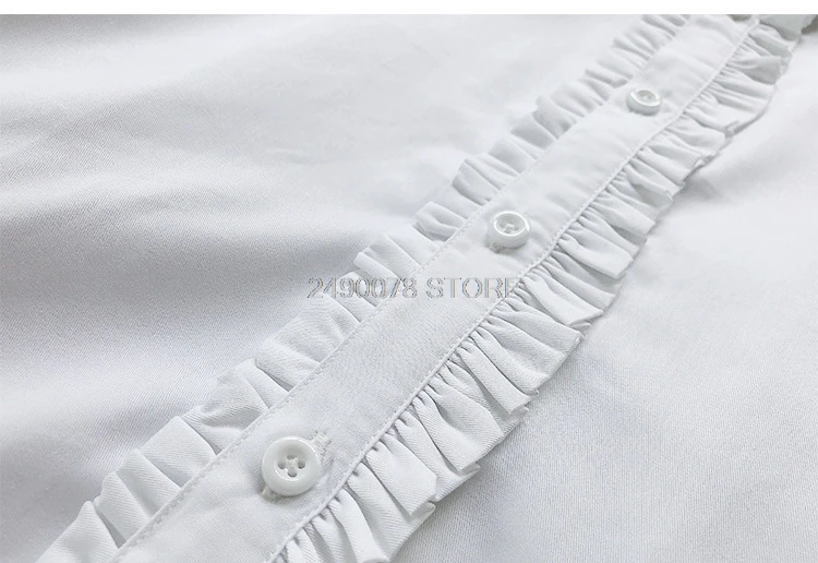 Белая блузка, рубашки для школьниц, детская блузка высокого качества из хлопка, блузка для свадебной вечеринки, блузка для подростка, От 5 до 16 лет