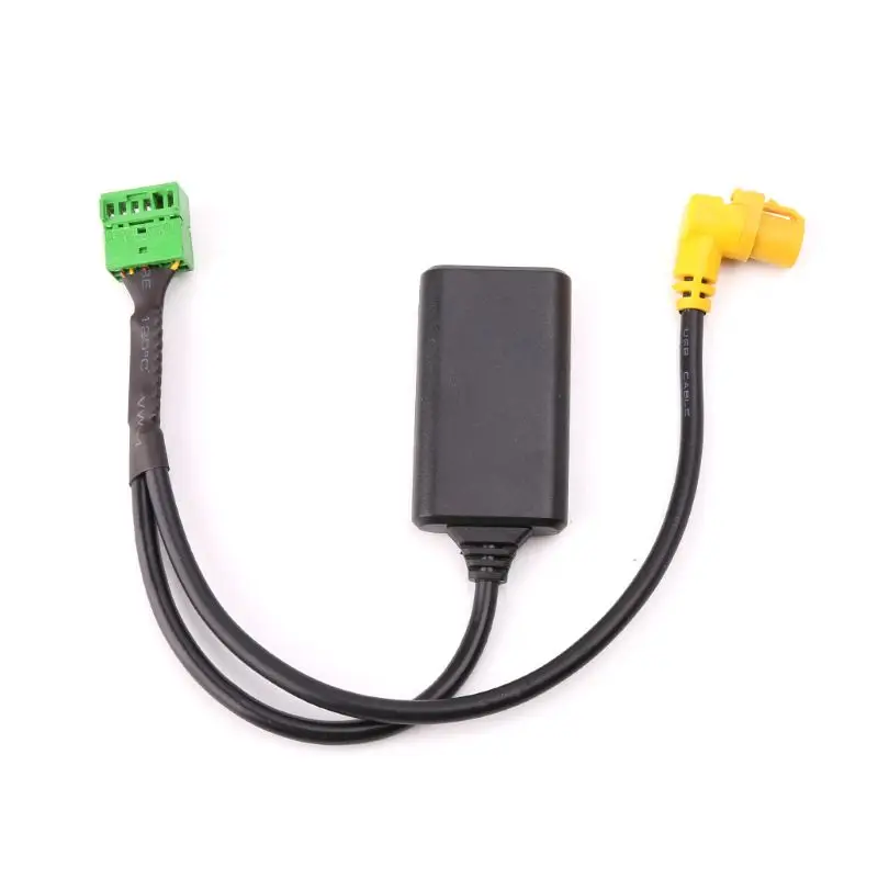 Бесплатная доставка MMI 3g AMI 12-pin Bluetooth AUX кабель-адаптер Беспроводной аудио Вход для Audi Q5 A6 A4 Q7 A5 S5
