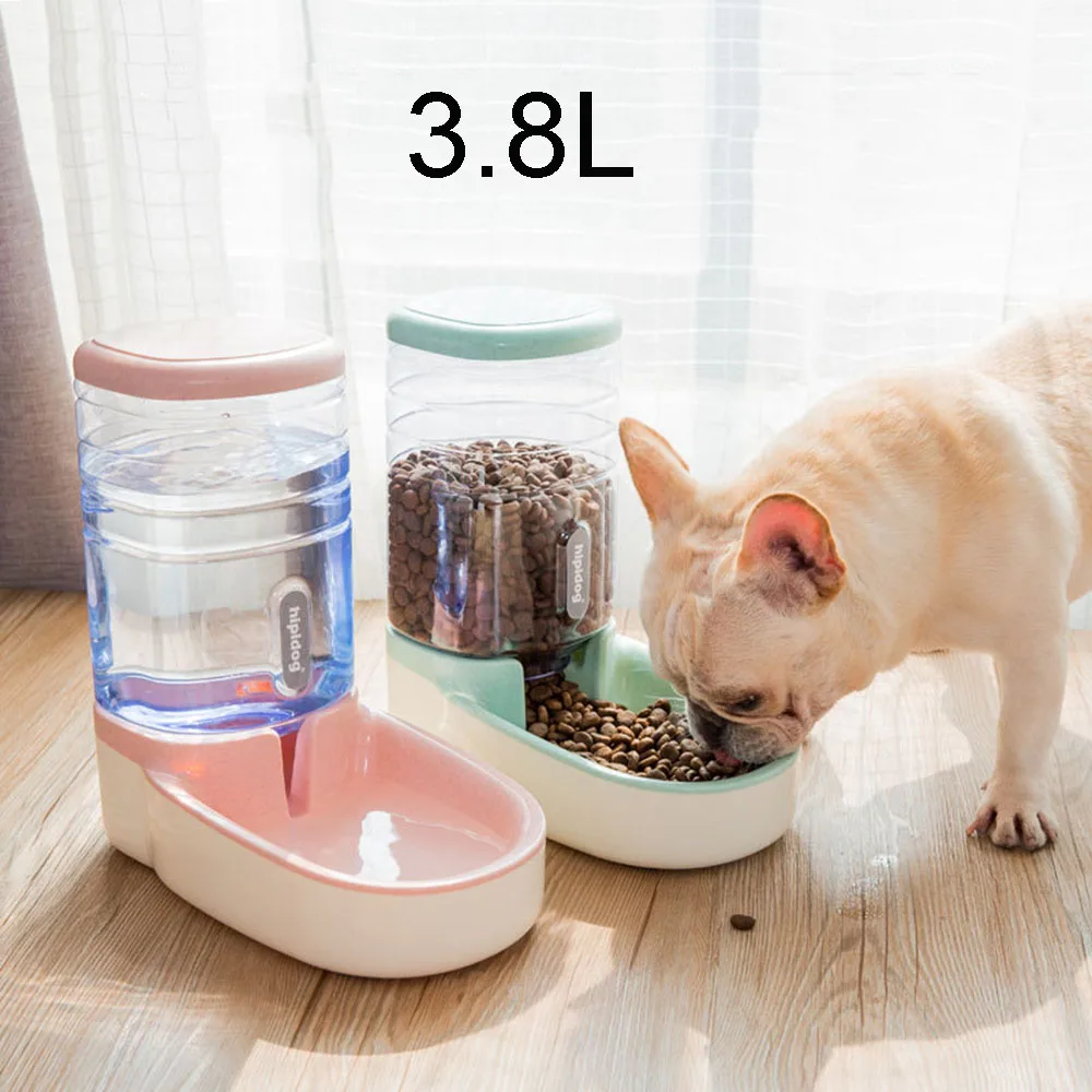 

3.8L Automatic Pet Feeder Large Capacity Water Dispenser For Dog Cat Drinker Water Bowl For Dogs Dog Water Bottle Cat Bowls