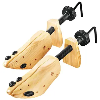 

One Pair Solid Pine Wood Multifunctional Shoes' Stretcher Size 39-41