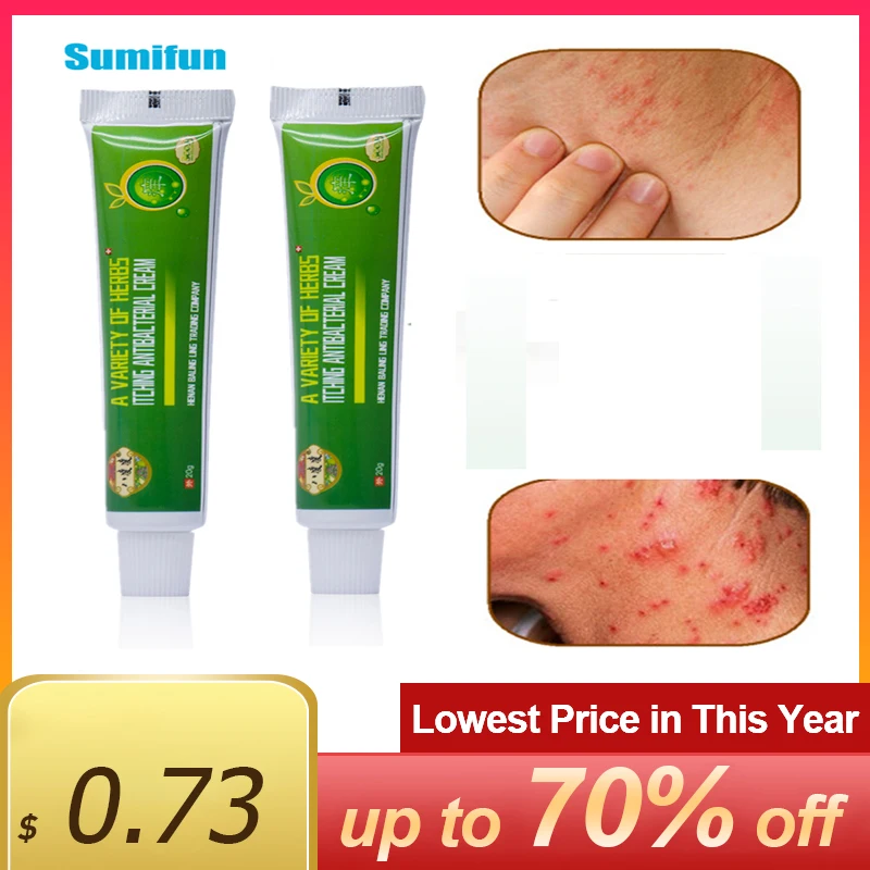 

Sumifun Pain Relief Medical Patch Antibacterial Cream Psoriasis Herb Ointment Dermatitis Eczematoid Anti-itch