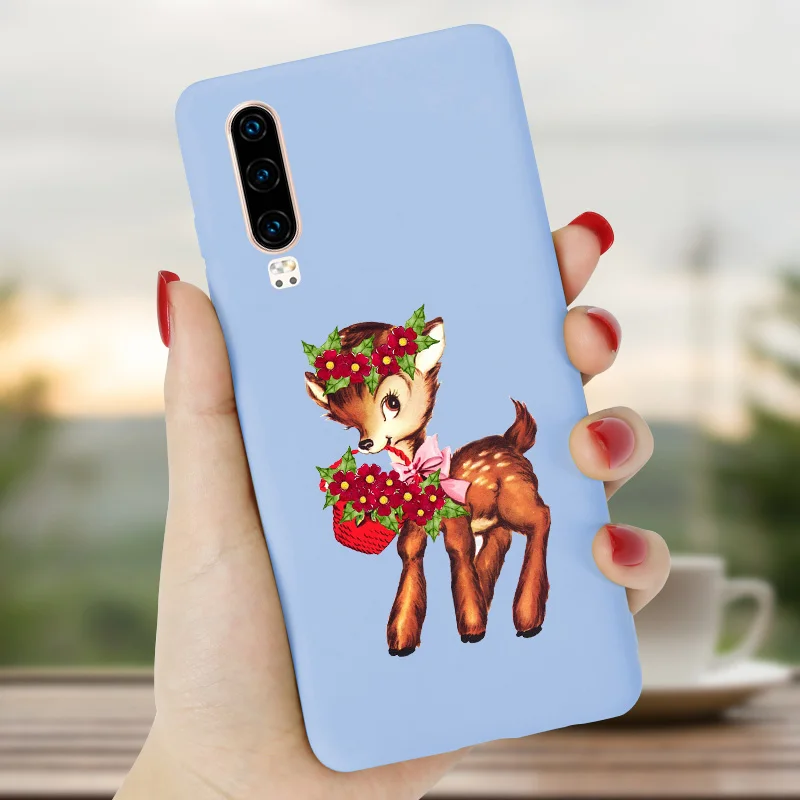 MHXL Рождественский мультяшный чехол для huawei mate 20 Lite mate 20 Pro mate 20 P Smart Plus новогодний чехол для huawei Y5 Y6 Y6 - Цвет: MHXL