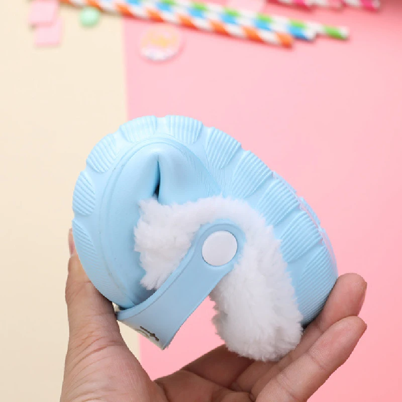 Children Mules Clogs Kids Winter Summer Garden Shoes Girl Boy Slippers Shoes Cute Cartoon Warm Home Slippers Hole Baby kids sandals garden clogs shoes suede mules slippers suede clogs eva house slippers