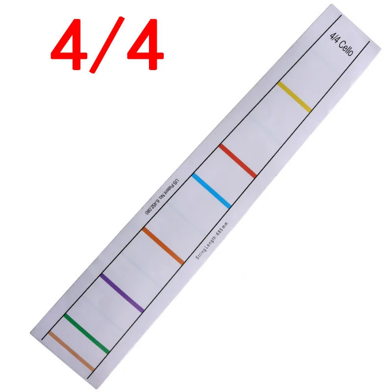 1pc Fingerboard Stickers Cello Pitch Position Stickers Colorless Glue Finger Position Practice Trainer Scale