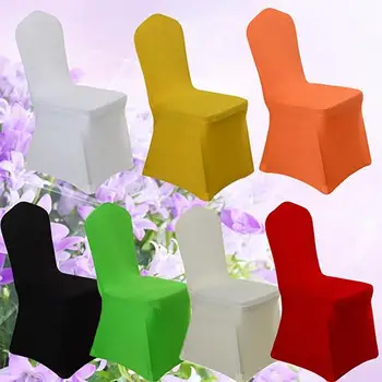 

Polyester Folding Banquet Universal Elasticity Chair Protector Cover Wedding Decor