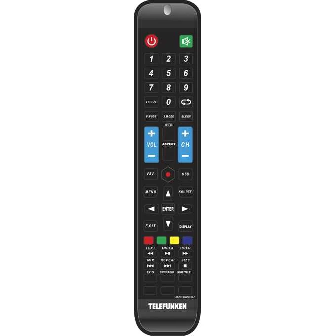 Телевизор LED Telefunken 21.5" TF-LED22S53T2 черный/FULL HD/50Hz/DVB-T/DVB-T2/DVB-C/USB(RUS