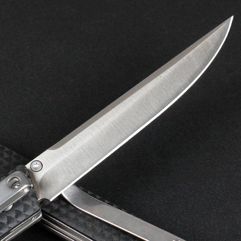 Шарикоподшипник EDC карманный складной нож 8Cr13 атласное лезвие нейлон стекло волокно ручка Открытый выживания складные ножи H1205