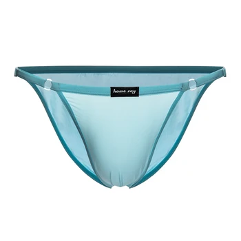 

Strings Lights See-through Jockstrap Low Lingerie Thongs Underwear Rise Pouch Y-front Silk Briefs