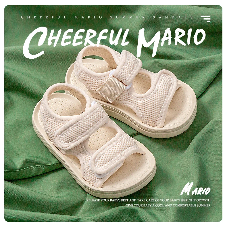 children's shoes for sale New Summer Children's Sandals Breathable Toddler Kids Shoes Light Sole Girls Boys Sandals Hollow Solid Casual Little Baby Shoes slippers for boy