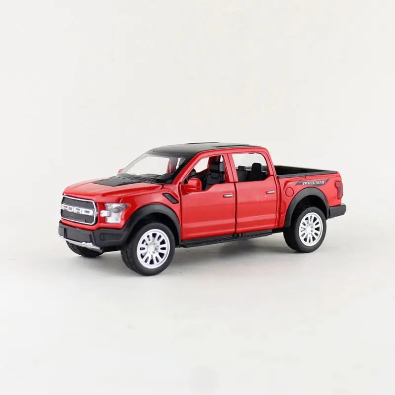 1:32/литая металлическая модель/внедорожник Ford F 150/светильник и звук/обучающий