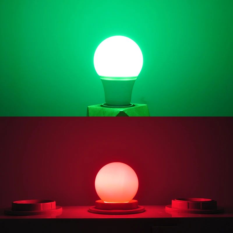 Светодиодная лампа rgb A60 G45 E27 3 Вт 7 цветной светодиодный светильник SMD 2835 220 В