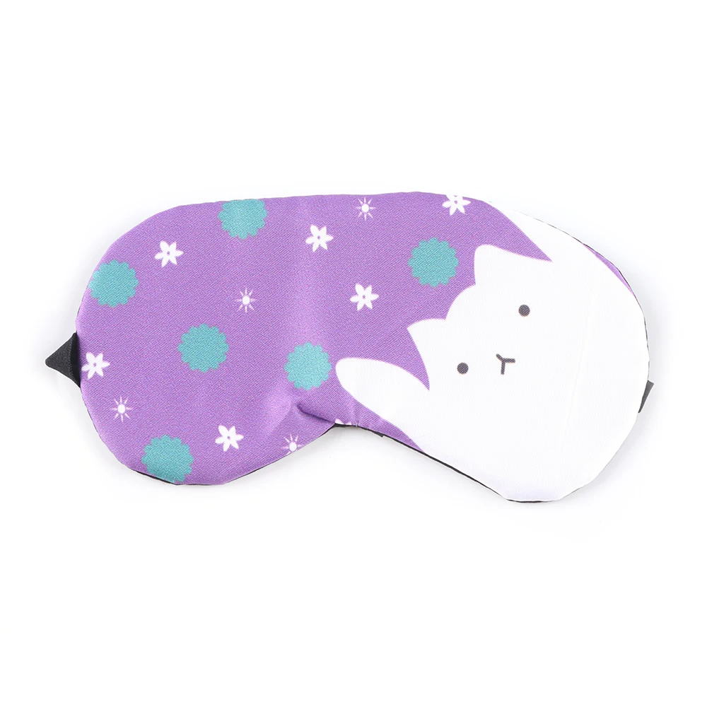 1Pc Cartoon Cute 3D Blackout Sleeping Eye Masks Soft Padded Shade Cover Rest Travel Relax Breathable Blindfold Nap Aid Eye Patch