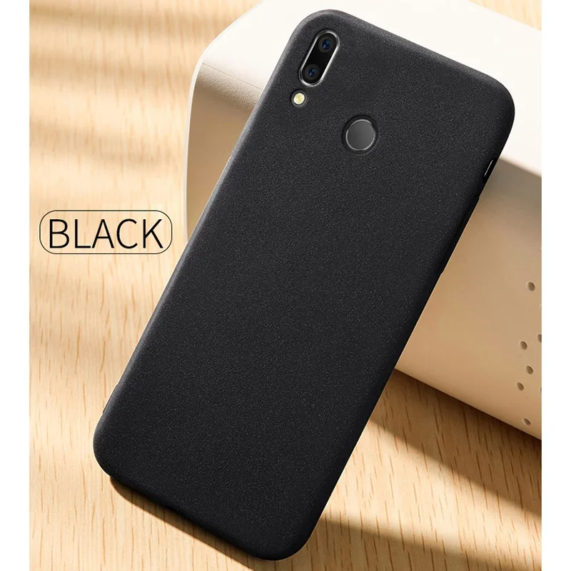 Black Чехол upaitou для huawei Honor Play 9X 8X Max 8C 8S 8A Примечание 10 20 Pro Lite 10i Анти отпечатков пальцев Чехол Мягкий матовый Ультратонкий чехол - Цвет: Black
