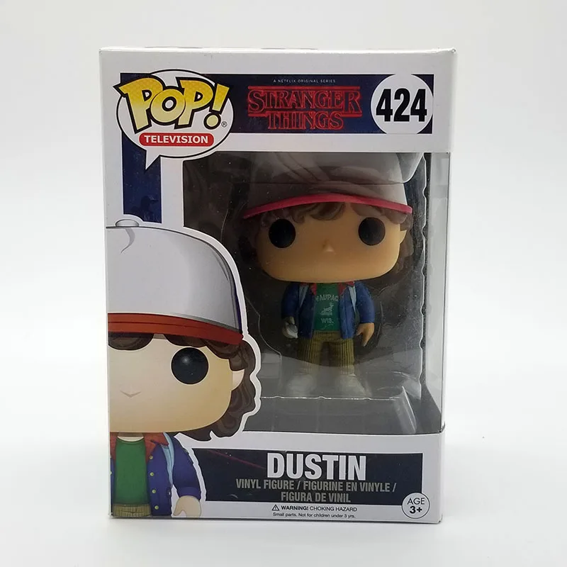 Funko Pop Stranger Things Виниловая фигурка куклы Дастин#424 JOYCE#436 Оригинальная фигурка горячие подарки игрушки для детей