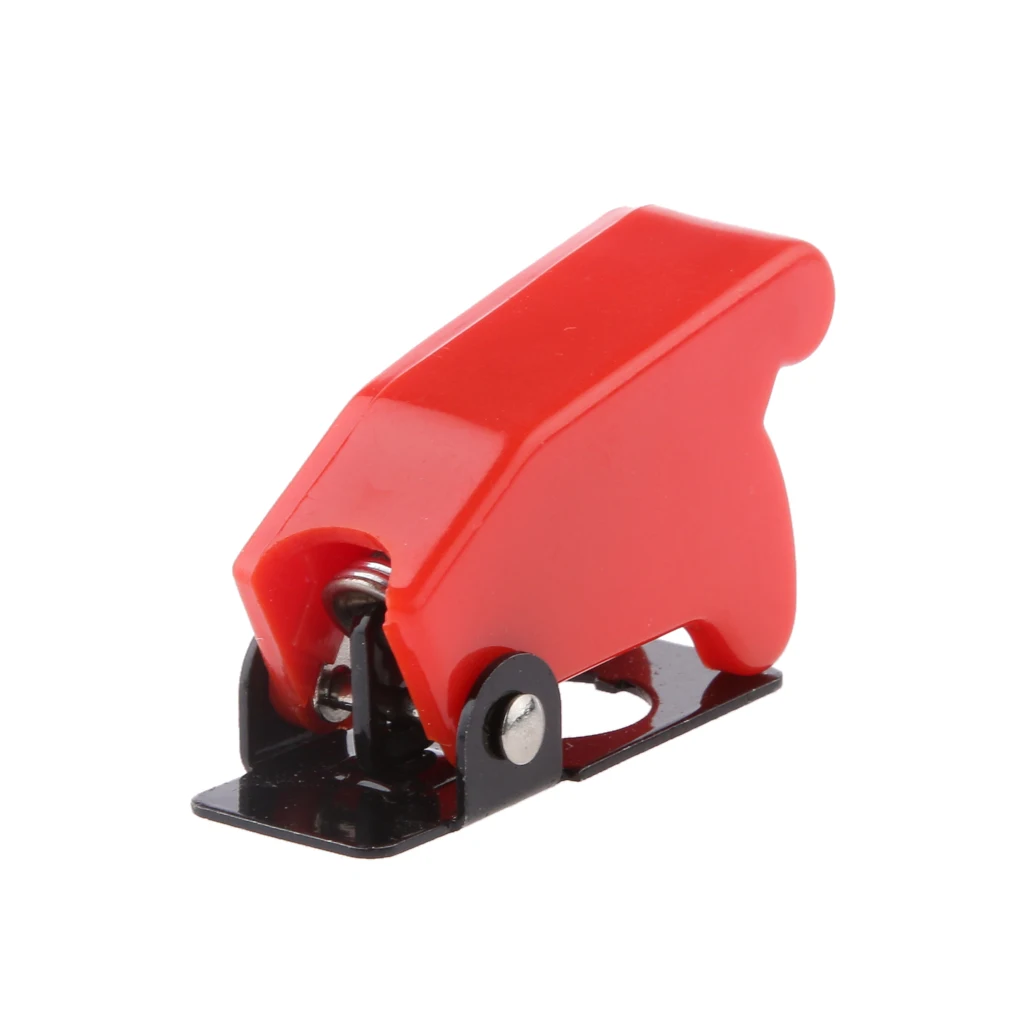 

AUTO CAR LED LIGHT TOGGLE ROCKER ON/OFF SWITCH PROCTIVE COVER - RED