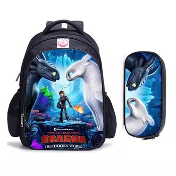 

How to Train Your Dragon 3 Children School Bags Orthopedic Backpack Kids School Boys Girls Mochila Infantil Catoon Bags