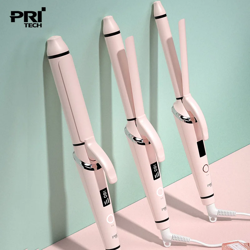 

Pritech TB-1650-1 Automatic Power off Hair Curler 13 Levels of Precise Temperature Control LED Light Display Straighteners
