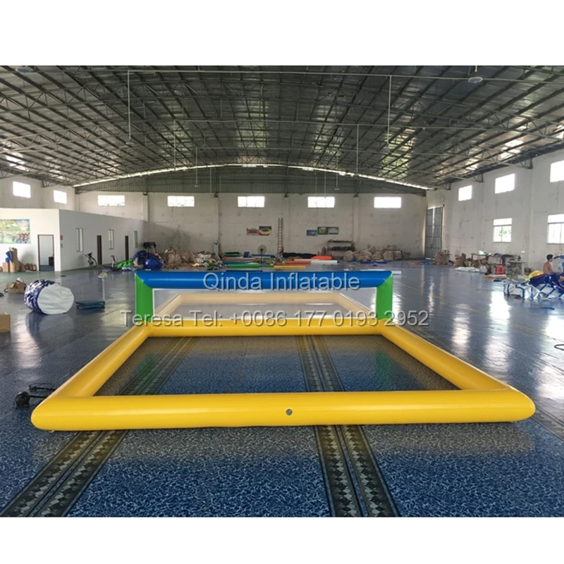 Deliver Fast Inflatable Biggors Water Park Outdoor Beach Game Inflatable Water Volleyball Court Water Volleyball
