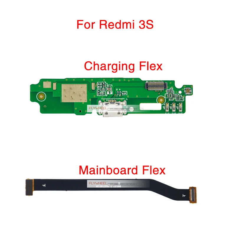 1 шт. зарядное устройство зарядный порт док-станция USB разъем гибкий кабель для Xiaomi Redmi 3 3S основная материнская плата ЖК-дисплей Разъем Flex