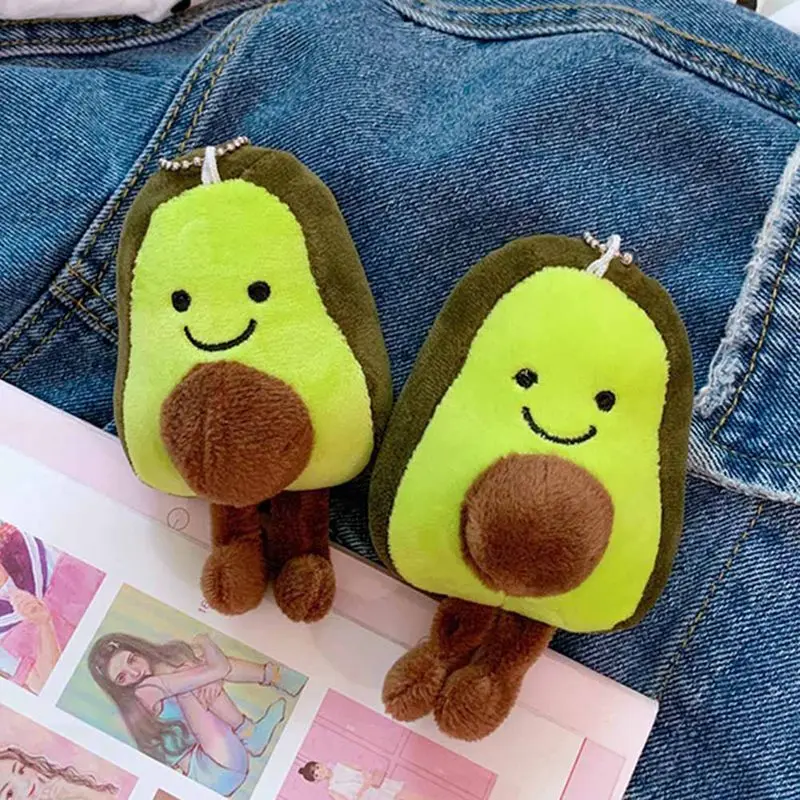 С рисунком фруктов мягкие Мини Kawaii плюшевая кукла для ключей игрушки мягкая