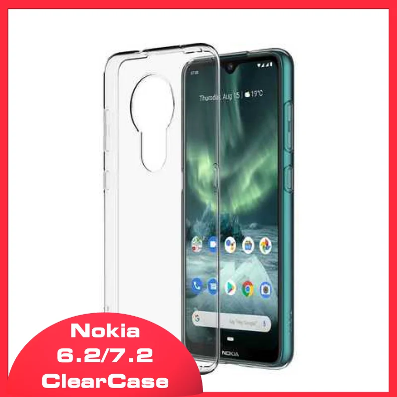 Тонкий прозрачный чехол Nokia 6.2/7.2 ClearCase|Бамперы| |