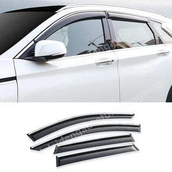 

4pcs For Infiniti QX50 2019 Car Window Sun Vent Visor Rain Guards Sun/ rain Shield Car styling accessories