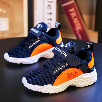 

Spring Sport Children Shoe Mesh Breathable Kids Boy Walking Shoes Anti Slip Boy Luxury Brand Shoes Cheap Running Shoes Children