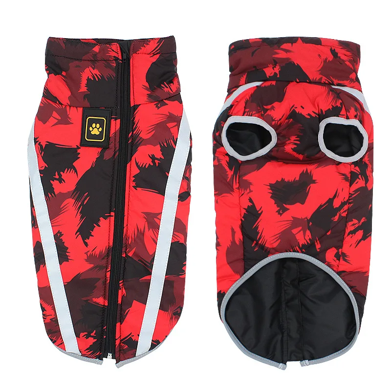 Ropas Impermeables Para Perro, Chaqueta De Invierno Para Mascotas Chaleco De Camuflaje Calido De Algodon Para Perros Pequenos Abrigo Para Cachorros Ropa De Bulldog Frances Traje De Gato 32946724975