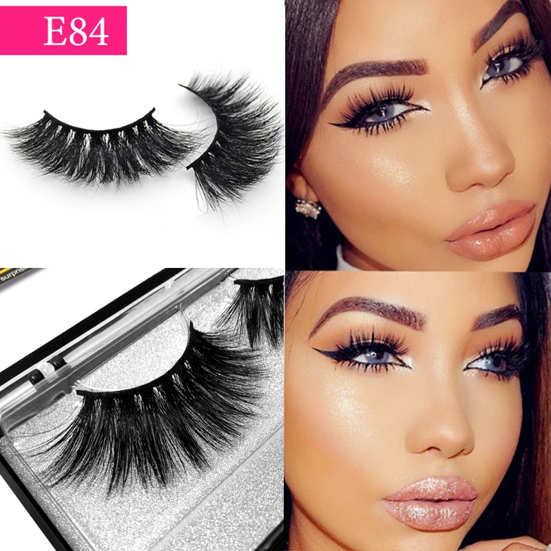 3D lashes mink 25mm Invisible Band Lashes Natural Mink False Eyelash