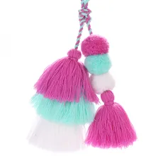 Кисточки кулон Европа и Америка богемные полностью ручной работы пушистый Декор шар Женская оригинальная сумочка Кисточки Брелок Penda