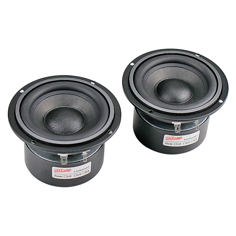 Poderoso de Alta Fibra de Papel de Linho Bobina de Voz Alto-falante Polegada Subwoofer Baixo Fidelidade 30w Cone 4-camada 2pcs 3.5 104mm - Image 6