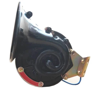 

AAOZBZ 300DB 12V 24V Black Electric Snail Horn Air Horn Raging Sound Car Styling Loud For Car Motorcycle Truck Boat Durable New