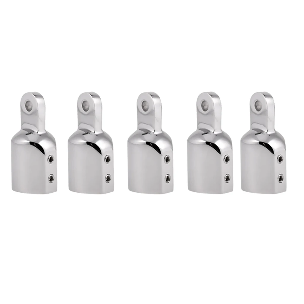 5Pcs 25mm 1” Eye End Cap Bimini Top Fitting Hardware 316 Marine Stainless