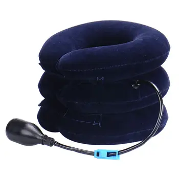 

Inflatable Portable Air Pillow Travel U-Shaped Rest Sleep Cushion Covered Soft Velvet Protect Neck Pillow for Office Travel Rest