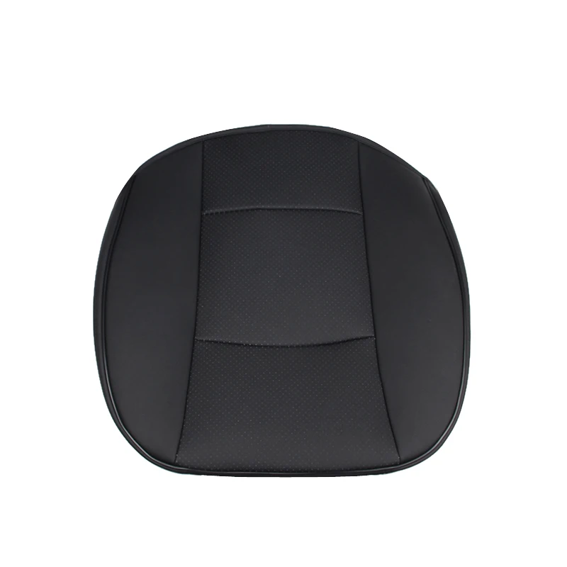 Универсальный 3D полный окруженный чехол для переднего сиденья автомобиля из искусственной кожи роскошный протектор сиденья Подушка черный бежевый чехол на переднее кресло
