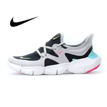Женская обувь Nike FREE RN 5,0, дышащие кроссовки, легкие, амортизирующие, низкие спортивные кроссовки AQ1316