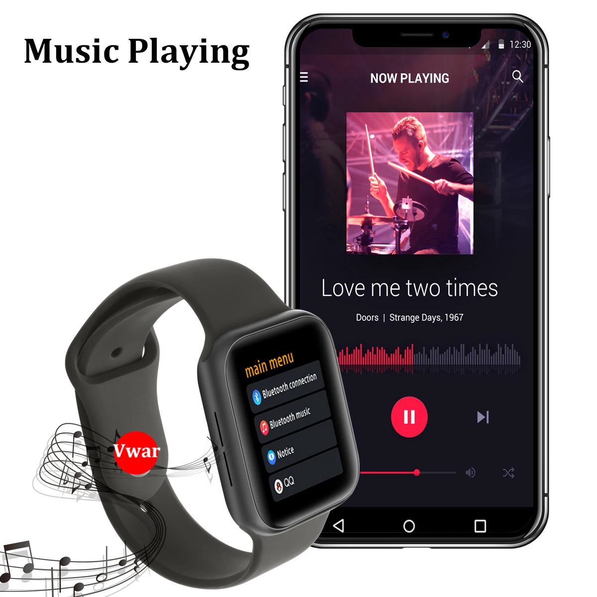 IWO 11 GPS Bluetooth Smart Watch Series 5 1:1 SmartWatch 42mm Case for Apple iOS Android Heart Rate Blood Pressure VS IWO 8 9 10