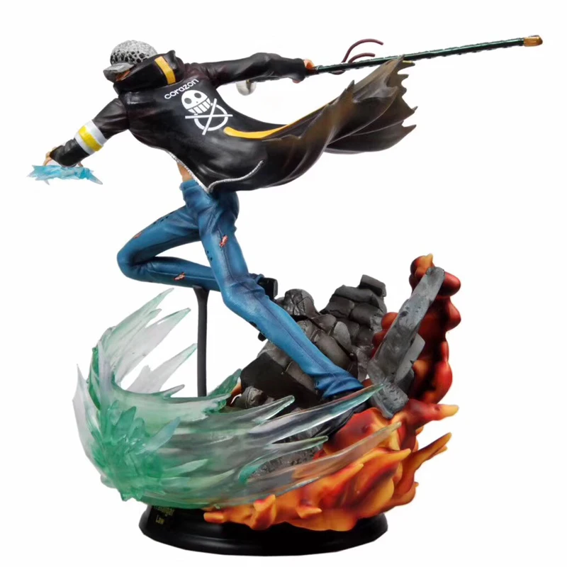 Одна деталь GK Trafalgar Law Combat Ver Seven Warlords Of The Sea ПВХ фигурка Коллекция Модель игрушки X3680