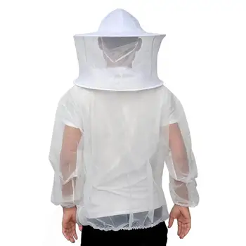 

1PC Anti Bee Nylon Clothes Breathable Beekeeping Clothing Veil Hood Hat Suit Body Protective Coat Beekeeping Supplies